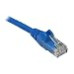 1 mtr Scan blau CAT 5e Snagless geformte Patch führen
