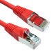 CablesDirect 1m CAT6a, M - M - Cable de Red (M - M, 1 m, Cat6a, S/FTP (S-STP), RJ-45, RJ-45, Rojo)