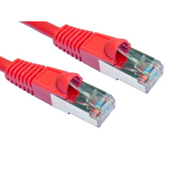 Cables Direct B5ST-301R Cavo di Rete 1 m Cat5e F/UTP (FTP) Rosso