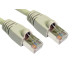 Cables Direct - Patch cable - RJ-45 (M) - RJ-45 (M) - 3 m - STP- (CAT 6) - snagless booted - grey