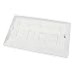 Scan Double Gang Quad Port Cat 6 Faceplate