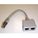 PRO SIGNAL - Economizador de cable Ethernet Cat5 STP RJ45 macho a 2 conectores hembra