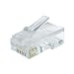 Cables Direct RJ45-50 Micron wire connector Transparent