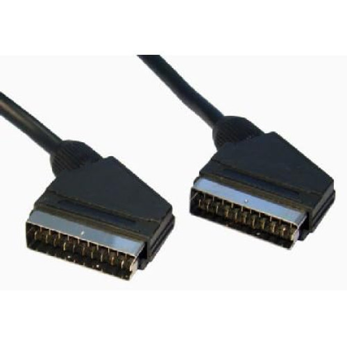 Cables Direct 10m Gold Plated SCART Video Cable