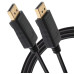 Maplin DisplayPort auf Displayport Kabel 4K Ultra HD 1m schwarz