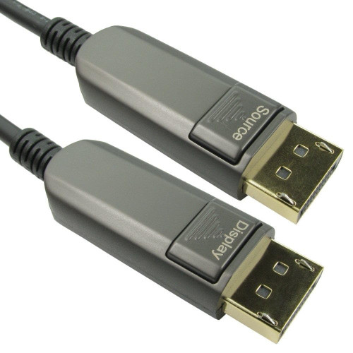 Long DisplayPort v1.4 Active Optical Cable AOC HDR 32Gbps 8K 60Hz 4K 120Hz 15m