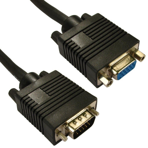 Cables Direct 3m SVGA Extension Cable in Black