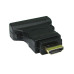 CablesDirect CDL-DV005 - DVI-D SINGLE LINK F - HDMI M BLACK ADAPTOR - GOLD - B/Q 200