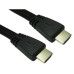 Cables Direct 5m Flat HDMI 1.4 High Speed with Ethernet Cable