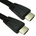 Cables Direct CDLHDFLAT-15K cavo HDMI 15 m HDMI tipo A [Standard] Nero (CDL 15MTR HDMI MALE-MALE FLAT)