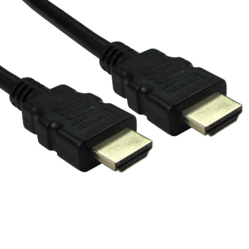 2m HDMI 2.1 Certified 8K Cable - Black Cable/Black PVC Moulding