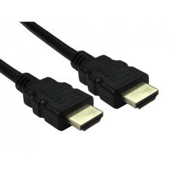 3m HDMI 2.1 Certified 8K Cable - Black Cable/Black PVC Moulding