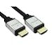 Xclio Cable trenzado HDMI 2.1 plateado/negro M/M negro