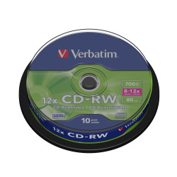 Verbatim CD-RW 12x 700 MB 10 pc(s)