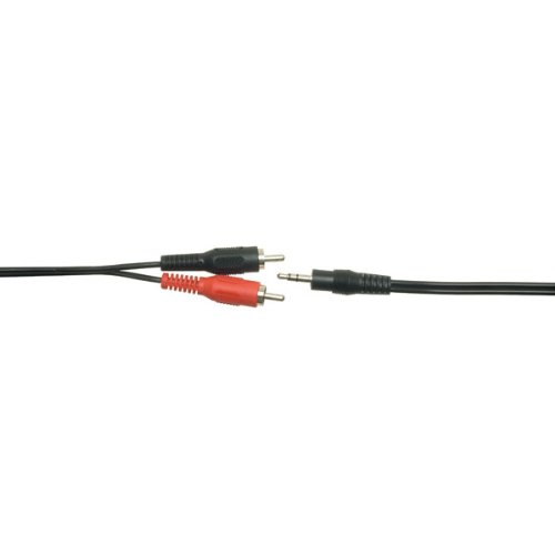 TruConnect 1 Pack 5m 3.5mm Stereo Plug/Phono Lead