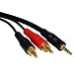 Cables Direct 10m 3.5mm Stereo to Twin RCA Audio Cable