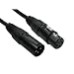 Refresh Cartridges Newlink 3 Pin XLR Male to Female Cable - Black Connectors (15)