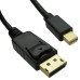 Cables Direct CDLMDP 1 m DisplayPort Mini DisplayPort Nero (2m Mini DisplayPort to DisplayPort Cable- Black)