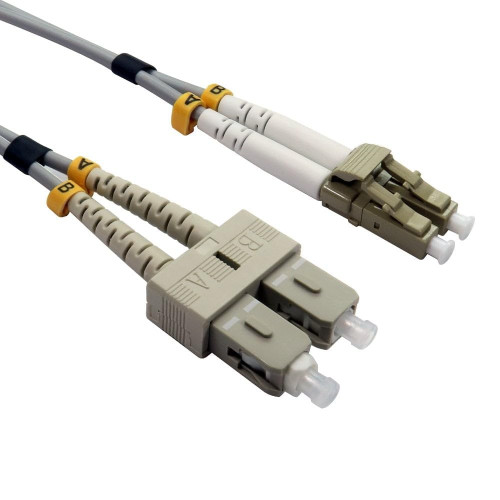 Cables Direct 15m OM1 Fibre Optic Cable, LC - SC (Multi-Mode)