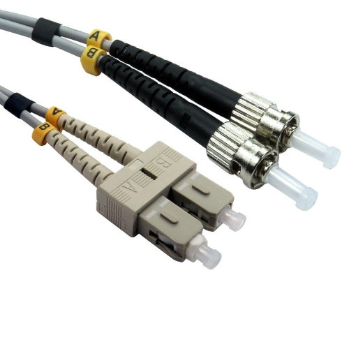 Cables Direct 15m OM1 Fibre Optic Cable, ST - SC (Multi-Mode)