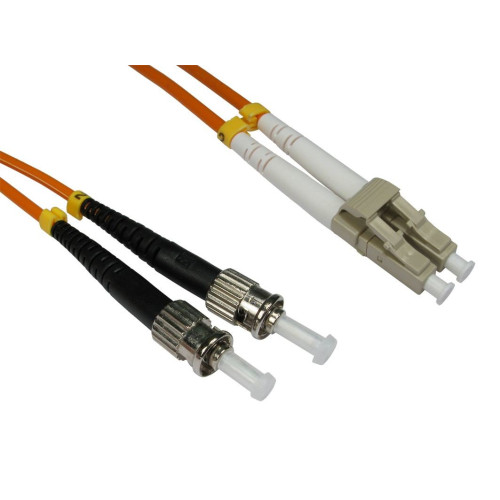 Cables Direct 30.0m LC-ST 50/125 MMD OM2 Fibre Optic Cable 30 m Orange - Fibre Optic Cables (30 m, LC, ST, Male/Male, Orange)
