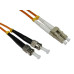 Cables Direct 30.0m LC-ST 50/125 MMD OM2 Fibre Optic Cable 30 m Orange - Fibre Optic Cables (30 m, LC, ST, Male/Male, Orange)
