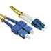 CablesDirect FB2S-LCSC-020Y cable de fibra óptica 2 m 2X LC 2X SC Amarillo