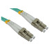 Cables Direct 0.5M OM3 Fibre Cable LC-LC 50/125 - Aqua FB3M-LCLC-005