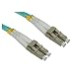 Cables Direct 0.5M OM3 Fibre Cable LC-LC 50/125 - Aqua FB3M-LCLC-005