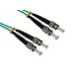 Cables Direct 1.0m ST-ST 50/125 OM3 cavo a fibre ottiche 1 m Blu
