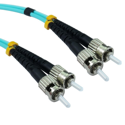 Cables Direct 3.0m ST-ST 50/125 OM3 cavo a fibre ottiche 3 m Blu