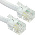 Cables Direct 3m Coiled Telephone Handset Cord, White
