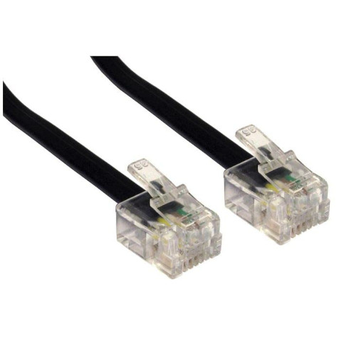 CablesDirect RJ-11, 20m Black