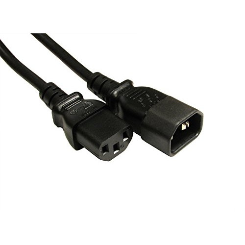 Scan 5m Kettle Lead Extension C13 to C14 Power Cable/Connector Black