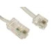 Cables Direct RJ-45 RJ-11 10 m Telephone Cable White 10 m RJ-45 RJ-11