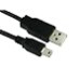 USB 2.0 A to Mini USB B (5 Pin) Male to Male Lead, 0.5m