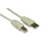 Cables Direct 3m USB 2.0 Type A to Type B Cable in Beige