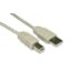 Cables Direct 3m USB 2.0 Type A to Type B Cable in Beige