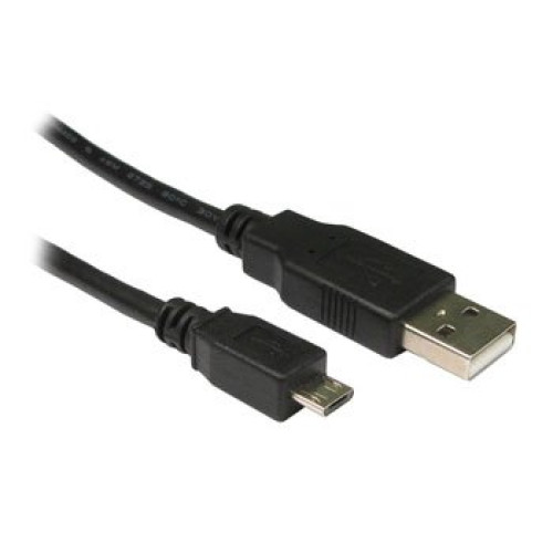 Black Micro USB 2.0 Cable - 50 cm