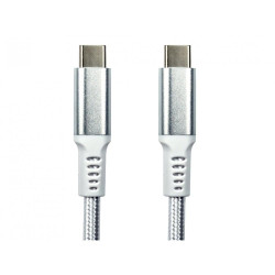 XClio 1.8m USB 3.1 Type-C Braided Cable White