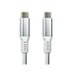 XClio 1.8m USB 3.1 Type-C Braided Cable White