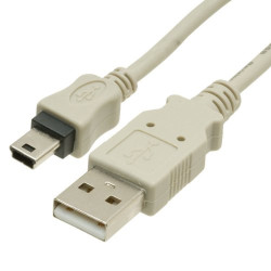 1.5m USB A to Mini B Cable