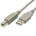 2m USB 2.0 Type A [M] to Type B [M] Data Cable - Beige