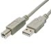 2m USB 2.0 Type A [M] to Type B [M] Data Cable - Beige