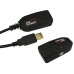 Cables Direct USB2-BOOST moltiplicatore di rete Nero (CDL 50m USB 2.0 Over Cat5e Ext)