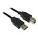 CablesDirect USB3-801 USB cable 1 m USB 3.2 Gen 1 [3.1 Gen 1] USB A USB B Bl