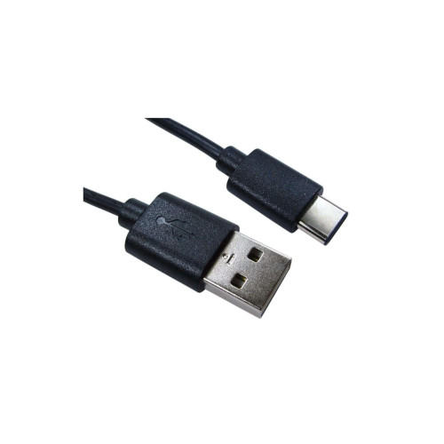 USB 2.0 Typ C (M) auf Typ A (M), 3 m, Schwarz