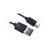 USB 2.0 Typ C (M) auf Typ A (M), 3 m, Schwarz