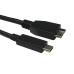 Cables Direct 3m USB 3.0 Male Type-C to Male Micro B Cable in Black