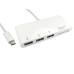 Hub USB Type-C vers 3 ports USB et lecteur de cartes